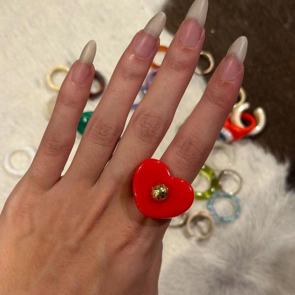 Women's Gold and Red Jewellery